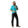 ARIAT Men's AC Polo, Prawn, Small view 3