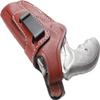 Pusat Holster Premium Leather IWB and OWB Belt Holster 3 inch 357 MAG for Revolver J Frame Smith Wesson Model 60 (Brown Right) view 3
