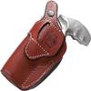 Pusat Holster Premium Leather IWB and OWB Belt Holster 3 inch 357 MAG for Revolver J Frame Smith Wesson Model 60 (Brown Right) view 4