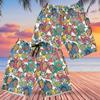 Lucha Libre Men's Swim Trunks - Wrestler's Mask Quick-Dry Hawaiian Swim Shorts for Men Series 08 Size 4XL view 2