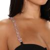 1Pair Shiny Crystal Shoulder Strap Bra Chain for Women Bridal Wedding Rhinestone Lingerie Strap Shoulder Chain Dress Accessories Jewelry (Gold) view 2