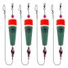 BUBBLE FISHING Fishing Floats Rigs Popping Corks for Saltwater Rattle Weighted Bobbers Fishing Tackle (4pcs, 4 in, Green) view 1