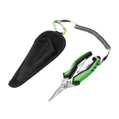 Fishing Pliers Fishing Tongs Fishing Pliers Aluminum Alloy Multifunctional Split Ring Cutting Line Pliers Scissors Remover Hook Lip Tool for Fishing Pliers Open Freely