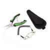 Fishing Pliers Fishing Tongs Fishing Pliers Aluminum Alloy Multifunctional Split Ring Cutting Line Pliers Scissors Remover Hook Lip Tool for Fishing Pliers Open Freely view 4