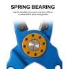 Fishing Pliers Fishing Tongs Fishing Pliers Saltwater Braid Cutters, Aluminum Alloy Scissors Hook, Gifts for Fish Line Cutting Boat Fly Ice Fishing Accessories Pliers Open Freely ( Color : Blue silver view 4