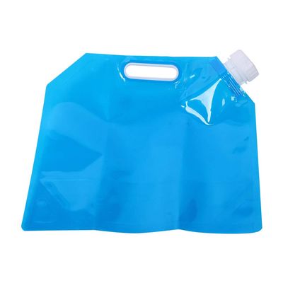 Gavigain Water Storage Bag Camping Folding Bag, 3L Portable Foldable Water Storage Bag for Camping Hiking Travel Blue
