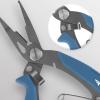 Fishing Pliers Fishing Tongs Stainless Steel Fishing Pliers, Multifunctional Fishing Accessories, Split Ring Pliers, Fishing Line Cutter, Fishing Tools, Fishing Gifts for Men Pliers Open Freely view 4