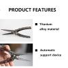 Fishing Pliers Fishing Tongs Fishing Pliers Hook Pliers Multi-function Lua Pliers Lead Open Hook Fishing Gear Wire Cutter Fish Control Opener Open Loop Pliers Pliers Open Freely view 4