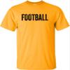 5X-Large Gold Mens Design That Says Football Funny Non Sports Fan Gift T-Shirt view 2
