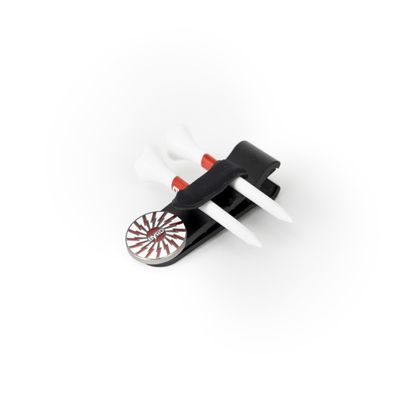 The Byrd Clyp - Golf Clip & Multitool | Organize Golf Tees & Ball Marker All in One Tool | Streamline Your Game with This Essential Golf Accessory - Patent Pending Byrd Clyp Holder (Black)