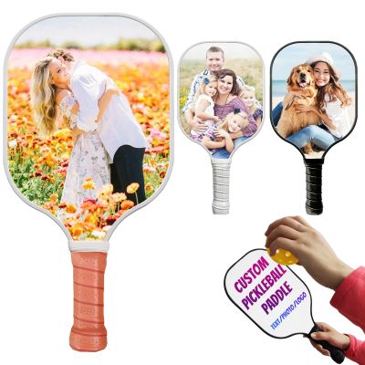 Custom Pickleball Paddles with Photo Text Logo, Personalized Pickleball Paddles with Comfort Grip, Personalized Gifts for Beginners