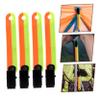 Sosoport 12pcs Fluorescent Reflector Clips for Trail Marking High Visibility Hiking Accessories for Safety Outdoor Environments view 2