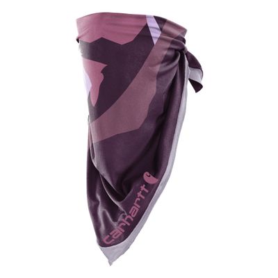 Carhartt Force Lightweight Bandana, Mountain Print-Woodrose/Eggplant, One Size