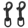 LIOOBO 2pcs Stainless Steel Swivel Hook Heavy Duty Snap Hook for Diving Gear Single Swivel Eye Bolt view 1