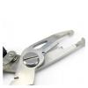 Fishing Pliers Fishing Tongs Stainless Steel Fishing Grip and Pliers Fishing Cutting Pliers Fish Control Grip Gripper Lure Multifunctional Plier Hook Pliers Open Freely view 3