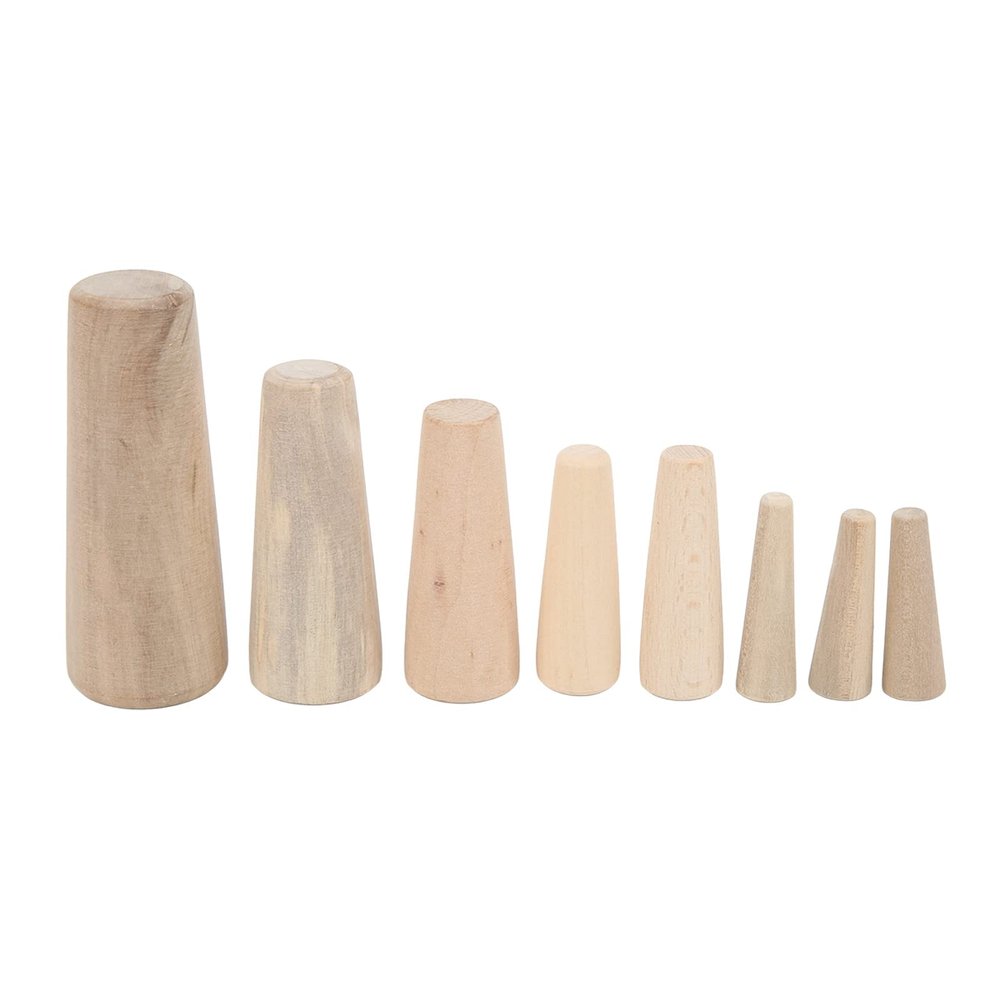 Syrisora 10pcs Marine Tapered Thru Hull Emergency Soft Wood Plugs Drain Plug for Boat Yacht