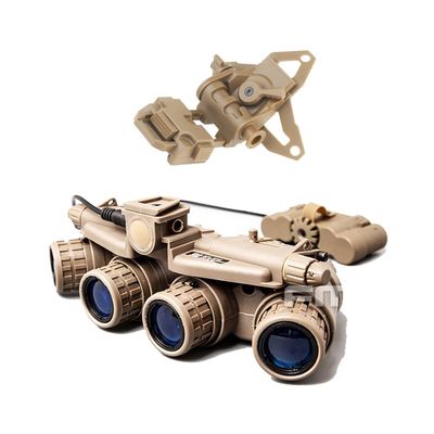 Hanlong Tactical GPNVG18 Dummy Model Night Vision Goggles & L4G69 NVG Helmet Mount Plastic Bracket