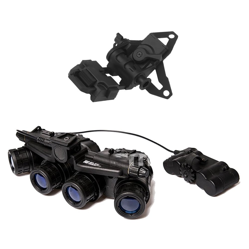 Hanlong Tactical GPNVG18 Dummy Model Night Vision Goggles & L4G69 NVG Helmet Mount Plastic Bracket