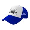 Trust Me I'm A Gamer Trucker Hat Adjustable Baseball Cap for Unisex Snaps Hats Blue view 2