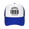 Limited Edition 1952 Trucker Hat Adjustable Baseball Cap for Unisex Snaps Hats Blue view 1