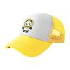 Cute Panda Sunflowers Trucker Hat Adjustable Baseball Cap for Unisex Snaps Hats Yellow view 2