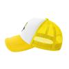 Cute Panda Sunflowers Trucker Hat Adjustable Baseball Cap for Unisex Snaps Hats Yellow view 3
