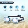 ENDLESS EL1006 Stylish Swimming Goggle with Anti-Fog and UV Protection | Black | Material: Silicon, PU | With Adjustable Strap for Fit Adjust | Soft Silicone Gasket for Leak Proof | With Hard Case view 2