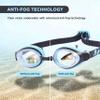 ENDLESS EL1006 Stylish Swimming Goggle with Anti-Fog and UV Protection | Black | Material: Silicon, PU | With Adjustable Strap for Fit Adjust | Soft Silicone Gasket for Leak Proof | With Hard Case view 4