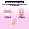 Endless EL1023 Comfortable Silicon Swimming Cap with Ergonomic Ear Pockets | Pink | Material: Silicon | Fully Elastic Waterproof Cap for Long and Short Hair with Thicker Edge | for Women & Men view 4