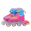 Endless EL1027 Inline Adjustable Skate | Color: Pink-Blue | Size: Medium (US1-US5) | for Kids 6 to 12 Years | Aluminium Chassis & 70mm PU Wheels | All Wheels Flash- ABEC 7 Bearings