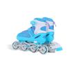 Endless EL1027 Inline Adjustable Skate | Color: Blue-White | Size: Large (US6-US11) | for Unisex 12 Years & Above | Aluminium Chassis & 70mm PU Wheels | All Wheels Flash- ABEC 7 Bearings view 2