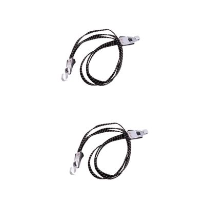 Yardwe 2pcs Multi-Purpose Elastic Ropes Luggage Tie Ropes for Bike Motorcycle Wide Elasticity Compact