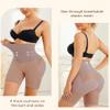 Irisnaya Women Shapewear Control Panties Body Shaper Butt Lifter Padded Hip Enhancer Seamless Underwear Hi- Waist Short Purple Brown view 3