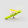WellieSTR 5PCS Green Floating Hopper Dry Fly Trout Fly Foam Body Grasshopper #4 Dry Fly Fishing Flies Floating Foam Lures Hopper Fly, As Show view 3