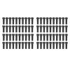 Gavigain 80Pcs Bike Spoke Screws,Iron 14mm Mountain Road Cycling Spoke Nipples for 14G Spoke Wire (Black) view 1