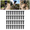 Gavigain 80Pcs Bike Spoke Screws,Iron 14mm Mountain Road Cycling Spoke Nipples for 14G Spoke Wire (Black) view 3
