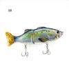 KTGCOZS Multi Jointed Segmented Swimbait Hard Plastic Bait Fishing Lure 17cm/87g (B#) view 2