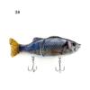 KTGCOZS Multi Jointed Segmented Swimbait Hard Plastic Bait Fishing Lure 17cm/87g (B#) view 3