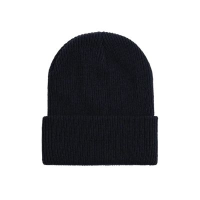 1Pcs Solid Unisex Warm Knitted Hats for Women Beanie Wool Blends Soft Autumn Winter Men Women Foldable Cap Hats (Color : Color-1, Size : One-Size)