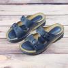 Sandals Women Comfortable Walking Women's Comfort Orthotic Walking Sandals Open Toe Arch Support Slides Wide Width Dressy Summer Orthopedic Flip Flops 2024 view 3