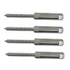 4Pc Marine Boat Stainless Steel 1/8" Push & Go Swageless Lag for 1/8" Cable Rail view 1