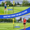 Patiassy 16FT 4 Square Volleyball Game Set with Adjustable Height, 4-Way Volleyball Badminton Net Outdoor for Backyard, Lawn and Beach with Portable Carry Bag view 3