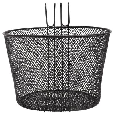 BESPORTBLE Large Capacity Bike Storage Basket Front Handlebar Iron Basket for Kids Boys Girls No Tools Needed