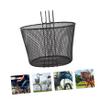BESPORTBLE Large Capacity Bike Storage Basket Front Handlebar Iron Basket for Kids Boys Girls No Tools Needed view 3