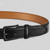 KEMISANT Men Belt 2Pack  Genuine Leather Belt for Men Dress Casual Golf Jeans 1 3/8" (Black/Deep Brown,38"-40" Waist Adjustable) view 2