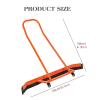 YLQFGUVWK Sports Tennis Court Squeegee, Mobile Squeegee with Wheels/Handle/Replaceable Strips, Indoor and Outdoor Playground Floor Wiper Equipment view 2
