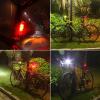 CENRF USB Rechargeable Tail Light, Headlight Tail Lights, led Flashlight with Effortless Mounting, Waterproof Rear Cycle Flashlight, Tail Light laserr for Bicycles Sports view 4