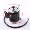 YC Yier 500W 24V DC Brush Electric Motor MY1020 with Speed Controller 2500RPM for DIY Scooter E Bike Go Kart Electric Bicycle Tricycle 4 Wheelers Razor Quad Dirt Bike ATV view 4