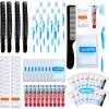 Newtay 240 Pcs 48 Kit Personal Hygiene for Homeless Bulk, Basic Disposable Toiletry Kit Homeless Care Package for Travel Charity Include Toothbrush, Toothpaste, Comb, Soap, Shampoo Toiletry Supplies view 1