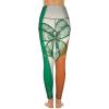 Women's Yoga Pants Clover Irish Flag Leggings for Women High Waist Yoga Pants with Pockets Workout Tights Athletic Pants view 4